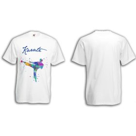 Színes karate póló - gyerek