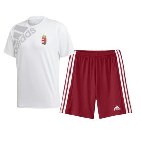 Adidas nemzeti mez és rövidnadrág szett - piros