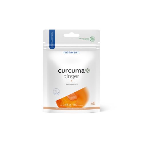 Curcuma Ginger - 60 kapszula - Nutriversum ( Kurkuma-gyömbér)