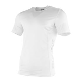 Rövid ujjú kompressziós fehér felső - PUNOK