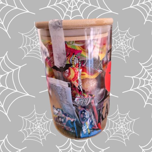 I love karate édesség mix díszüvegben Halloween