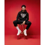 PUNOK Karate fekete hoodie pulóver