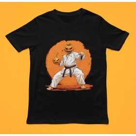 KARATE Halloween PUMPKIN - környakú póló
