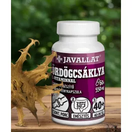 ÖRDÖGCSÁKLYA GYÖKÉR C-VITAMINNAL - Javallat