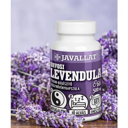 ORVOSI LEVENDULA - 60 db lágykapszula - Javallat