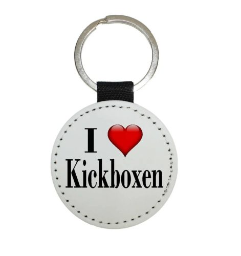 I <3 Kickboxen kulcstartó