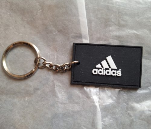 Adidas logó szilikon kulcstartó