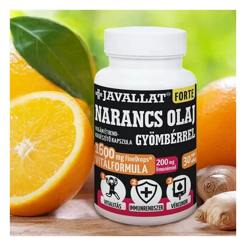 Javallat® Forte Narancs olaj gyömbérrel