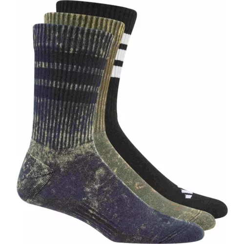 adidas sportzokni - 3 pár, fekete/barna/kék 40-42