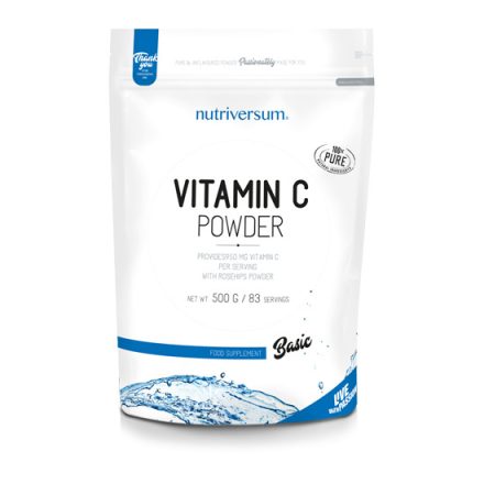 C-vitamin Powder - 500 g - BASIC - Nutriversum