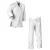Judo ruha adidas Contest J650 - fehér, ezüst csíkos
