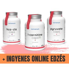   Formabontó csomag - HCA+CLA , L-Carnitine, Pyruvate INGYENES ONLINE EDZÉSSEL