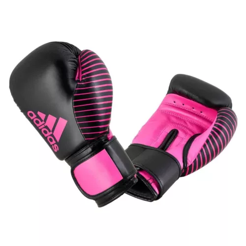 Adidas Competition Boxkesztyű - fekete-rózsaszín (10 oz méret)