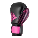 Adidas Competition Boxkesztyű - fekete-rózsaszín (10 oz méret)
