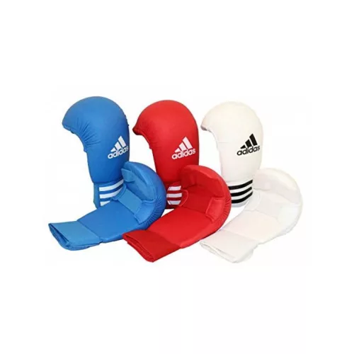 ADIDAS karate kesztyű, seikenvédő (piros, kék)