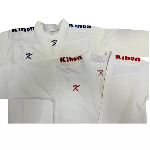 Karate ruha - piros-kék vállú - Kumite - KIHON - (WKF approved 2025)