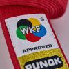 KATA karate verseny öv - WKF Approved - PUNOK -  Piros/kék