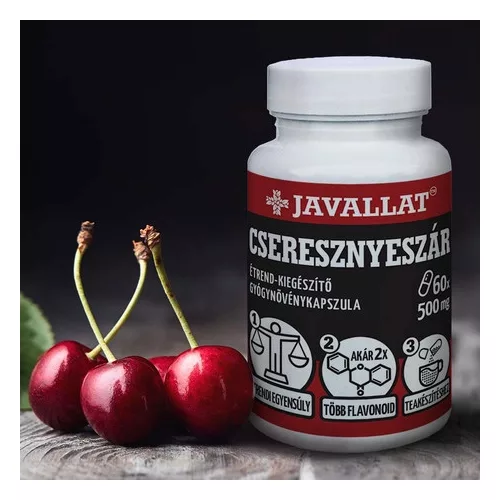 CSERESZNYESZÁR - 60 db lágykapszula - Javallat
