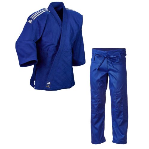 Judo ruha - Club J350B  - kék, ezüst csíkokkal - ADIDAS