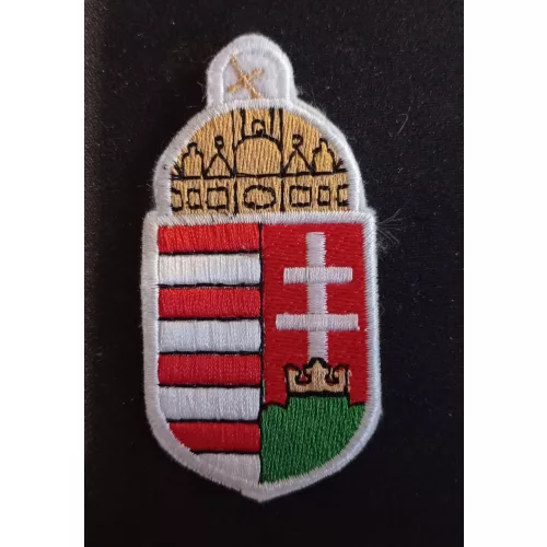 Magyar címer felvarró (3x7 cm)