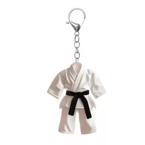 Karate ruha akril kulcstartó