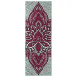GAIAM jóga matrac - világoskék, mandala mintás (6 mm)