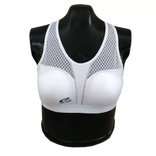 Mellvédő top, Cool Guard, fehér (betéttel)