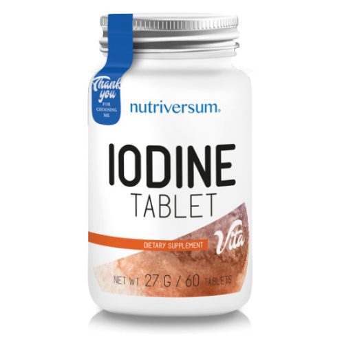 Iodine - 60 tabletta - VITA - Nutriversum (jód tabletta)