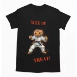 TRICK OR TREAT Karate Halloween - környakú póló