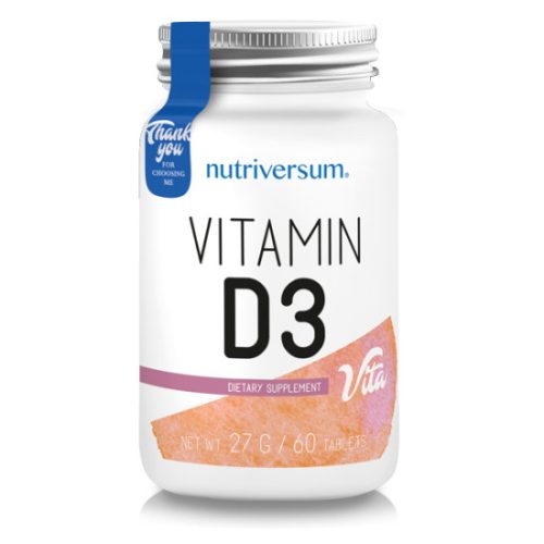 D3 Vitamin - 60 tabletta - VITA - Nutriversum