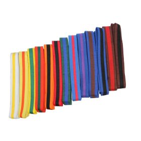 Karate öv / Budo öv - középen csíkos - SBJ Sport