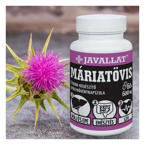 MÁRIATÖVIS - 60 db lágykapszula - Javallat