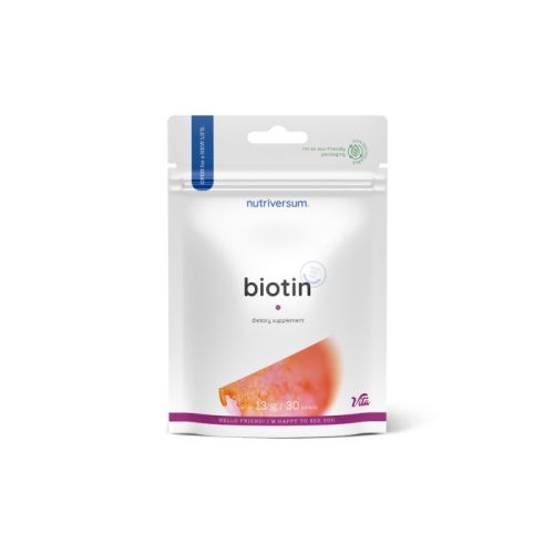 Biotin (a haj vitaminja) - 30 tabletta - VITA - Nutriversum