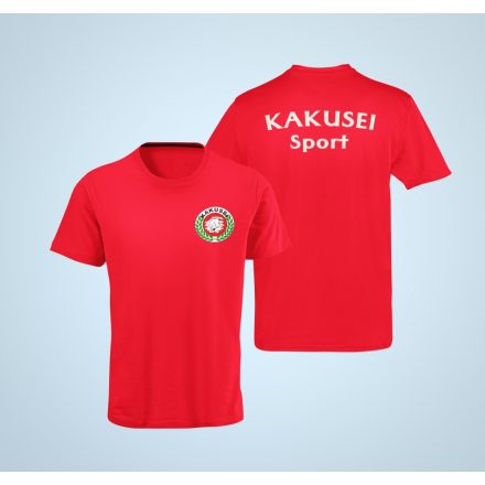 KAKUSEI Sport póló - (piros) felnőtt F/N