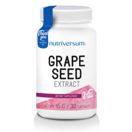 Grape Seed - Szőlőmag kapszula - 30 db - A szépségért