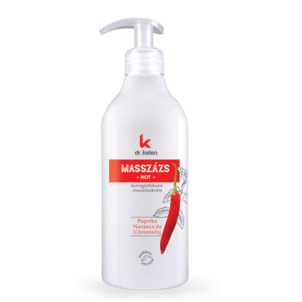 Dr.Kelen - HOT masszázskrém - Keringésfokozó - 500 ml