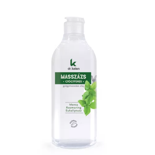 Dr.Kelen - Gyógyfüves masszázsolaj - gyógymasszázshoz - 500 ml